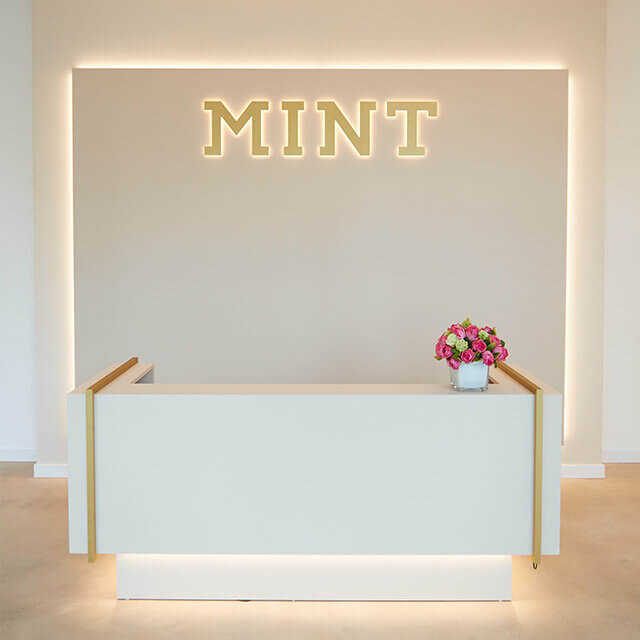 MINT Empfang - Frontansicht